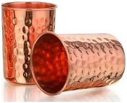 Hammered copper glasses, catalogue code CU-011