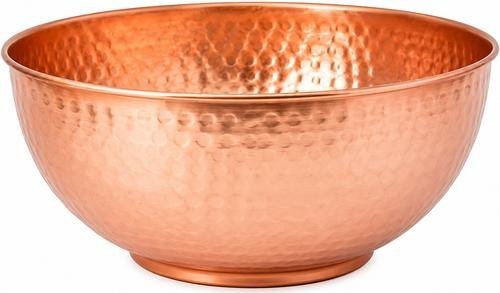 Hammered copper drinking bowl, catalogue code CU-060