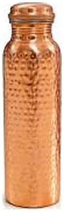 Hammered copper water bottle, catalogue code CU-029